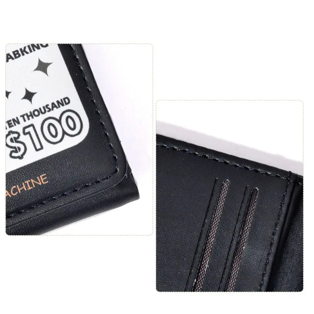 Women's Trifold PU Leather Cat Wallet – Large Capacity Purse