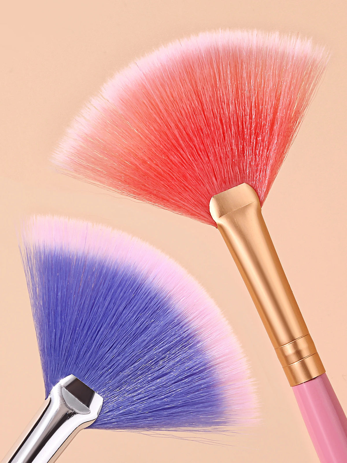 Fan-Shaped Blush & Contour Brush | Fluffy Wool Fiber Makeup Tool Makeup Brush Nixie