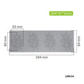 Leaf & Lace Silicone Fondant Molds for Cake Decorating Silicone Cake Mold Nixie LFM54