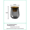 Mini Self-Watering Planter Pot – Transparent Plastic Vase Décor Self-Watering Planter Nixie Gray