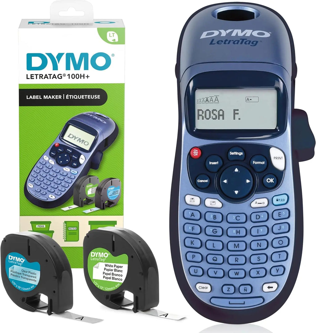 Dymo Letratag LT-100H Handheld Label Maker | 12mm Labels Label Maker Nixie