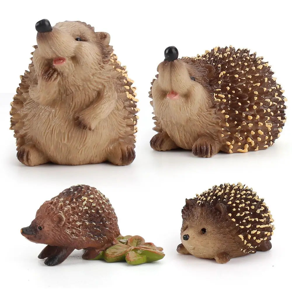Hedgehog Animal Figurine – Miniature Wildlife Toy & Home Decor Animal Figurine Nixie