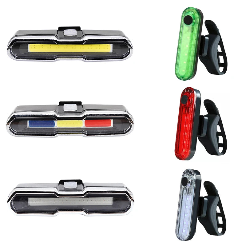 BUCKLOS LED Bike Tail Light USB Rechargeable | MTB & Road