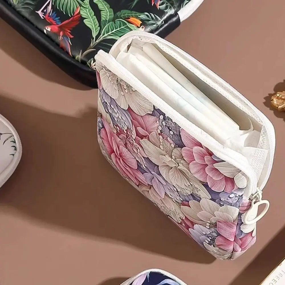 Portable Zipper Pouch – Sanitary Pads & Cosmetic Bag
