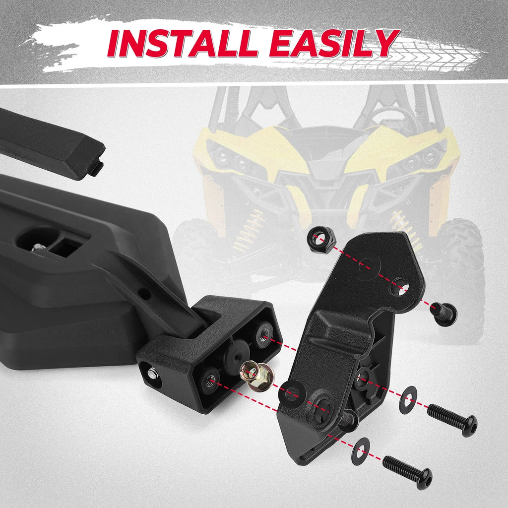 Folding Side Mirrors 715003639 – Can-Am Maverick & Commander UTV Side Mirrors Nixie