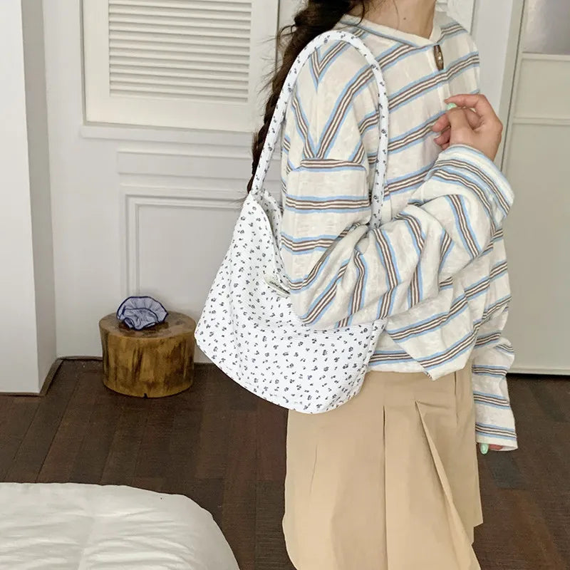 Women's Large Canvas Tote Shoulder Bag – Casual Daily Handbag Canvas Tote Bag Nixie
