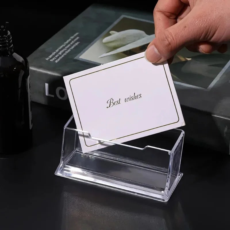 Clear Acrylic Business Card & Photocard Storage Box Holder Card Storage Box Nixie