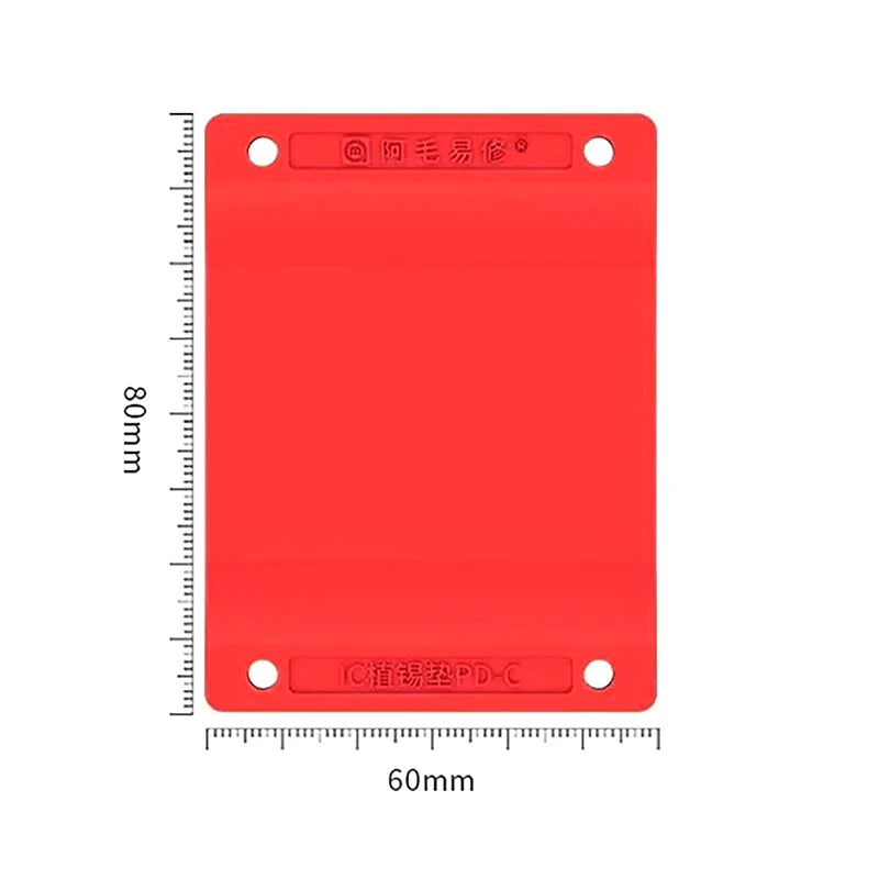 BGA Reballing Silicone Mat – Non-Slip Heat Resistant Rework Pad Reballing Silicone Mat Nixie