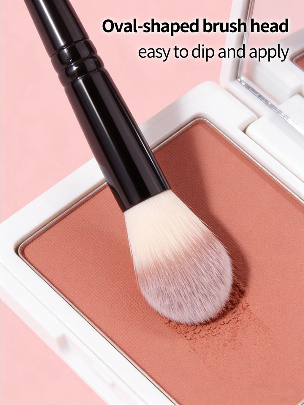 2-Pack Flame Shape Blush Highlighter & Contour Makeup Brushes Makeup Brush Set Nixie