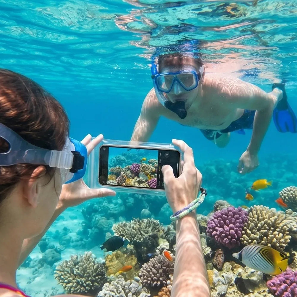 Waterproof Phone Pouch – Universal Clear PVC Swimming Bag Waterproof Phone Pouch Nixie