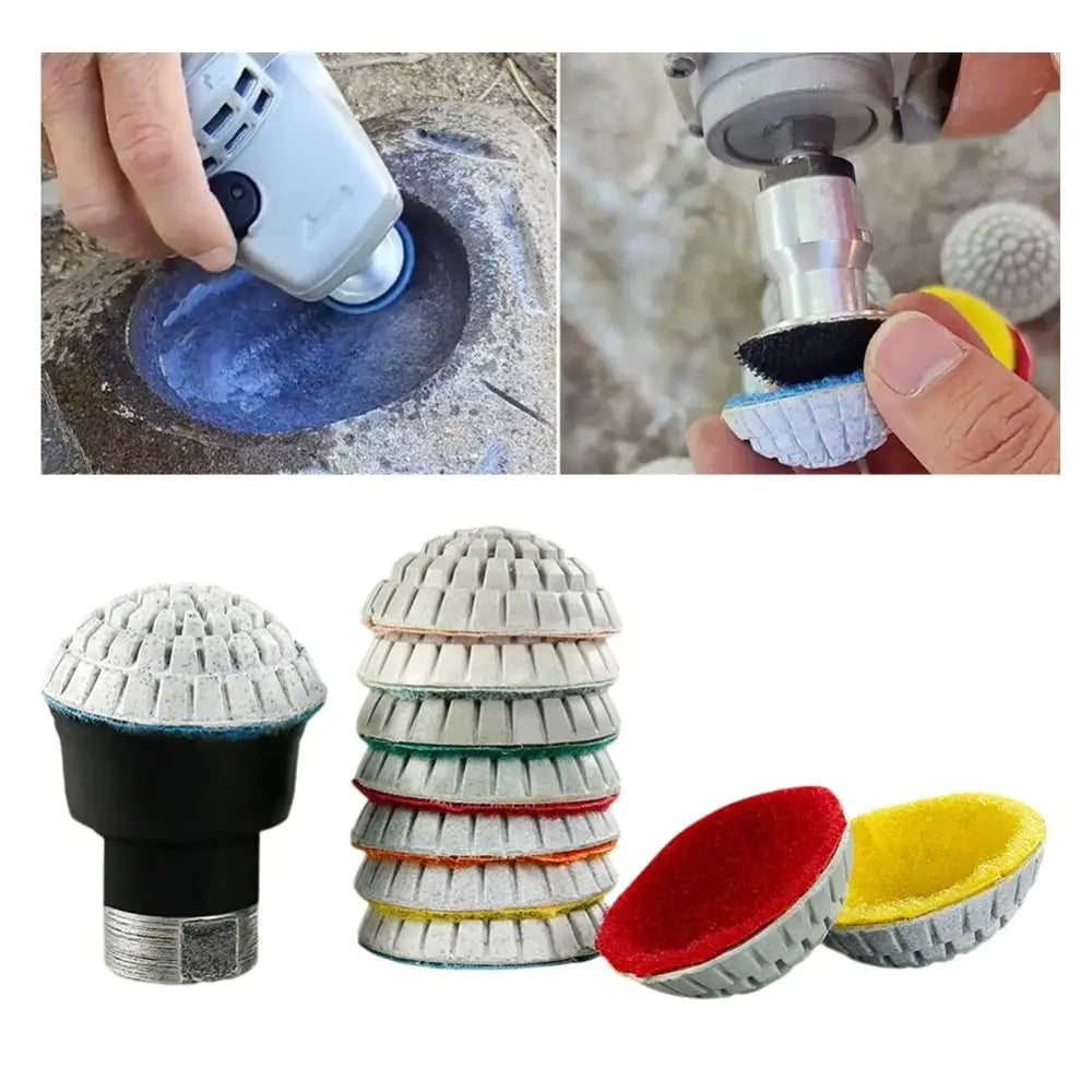Bowl-Shaped Diamond Polishing Pad – Curved Grinding Disc Diamond Polishing Pad Nixie