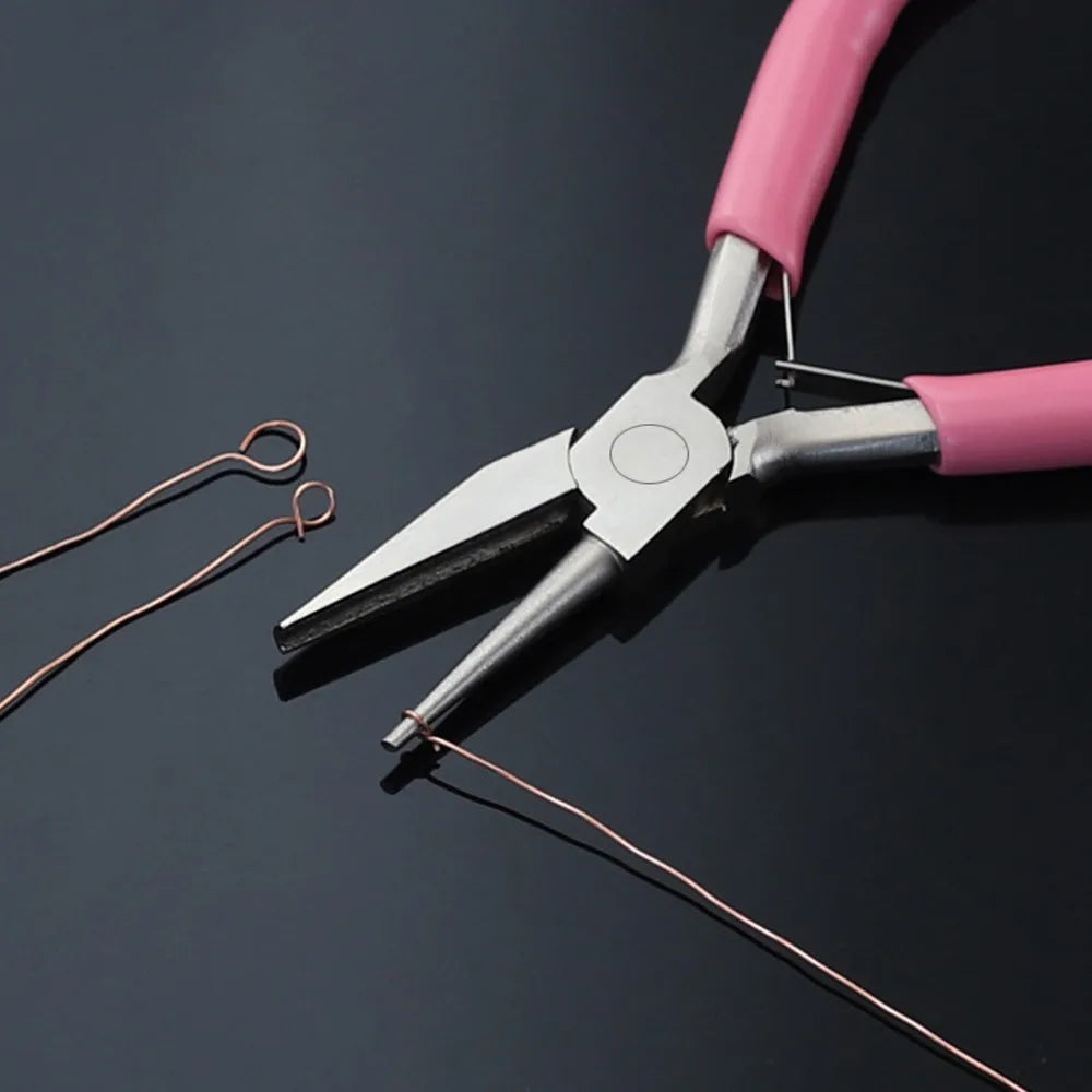 2pcs Mini Round Nose Wire Winding Pliers – Non-Slip Jewelry Tool