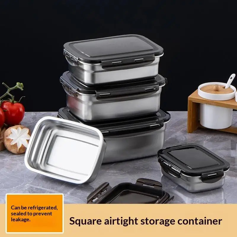 Stainless Steel Lunch Box Food Container with Secure Lid Food Storage Container Nixie