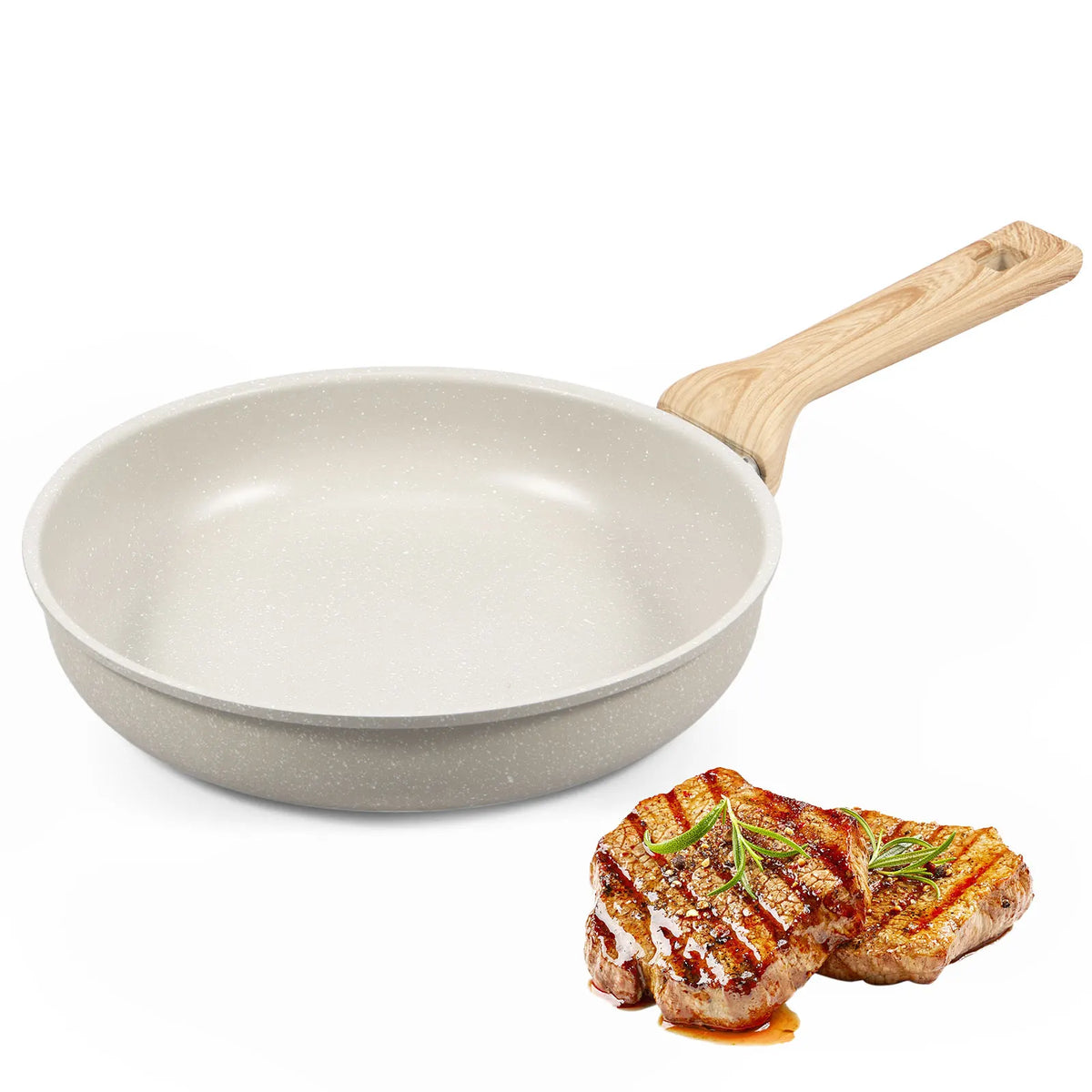 Nixie Nonstick Frying Pan Skillet – Maifanite Coating Nonstick Frying Pan Nixie