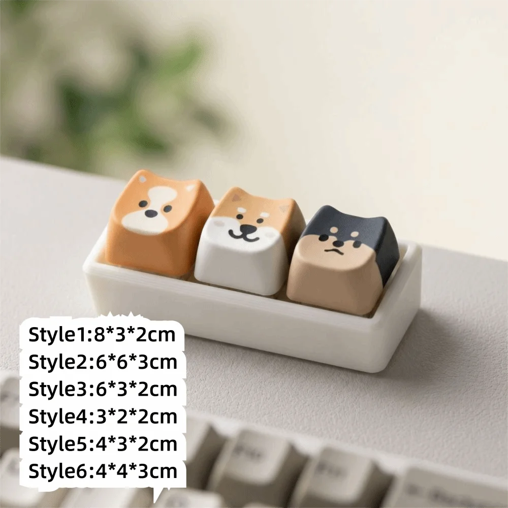 Shiba Inu Keycap Keychain Fidget Toy – Cute Dog Design Fidget Keychain Nixie