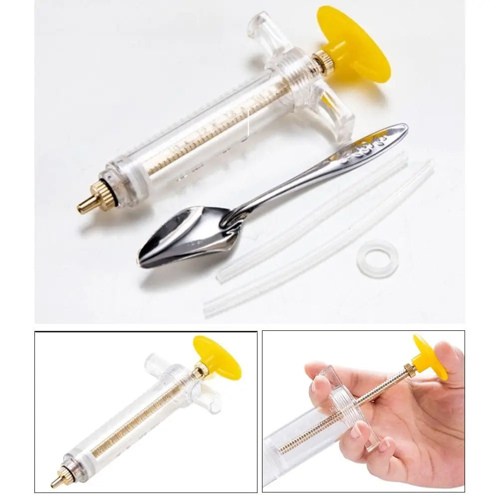 Bird Feeding Syringe Set 20ml & 50ml – Parrot Feeder & Spoon Bird Feeding Syringe Nixie