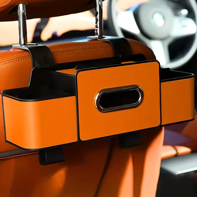 Car Backseat Organizer – Cup Holders, Tissue Box & Hooks Car Seat Organizer Nixie
