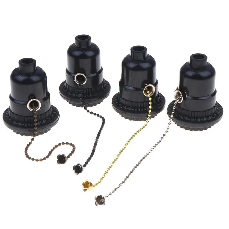 Pull Chain Switch E26 E27 Lamp Socket Adapter | DIY Lighting
