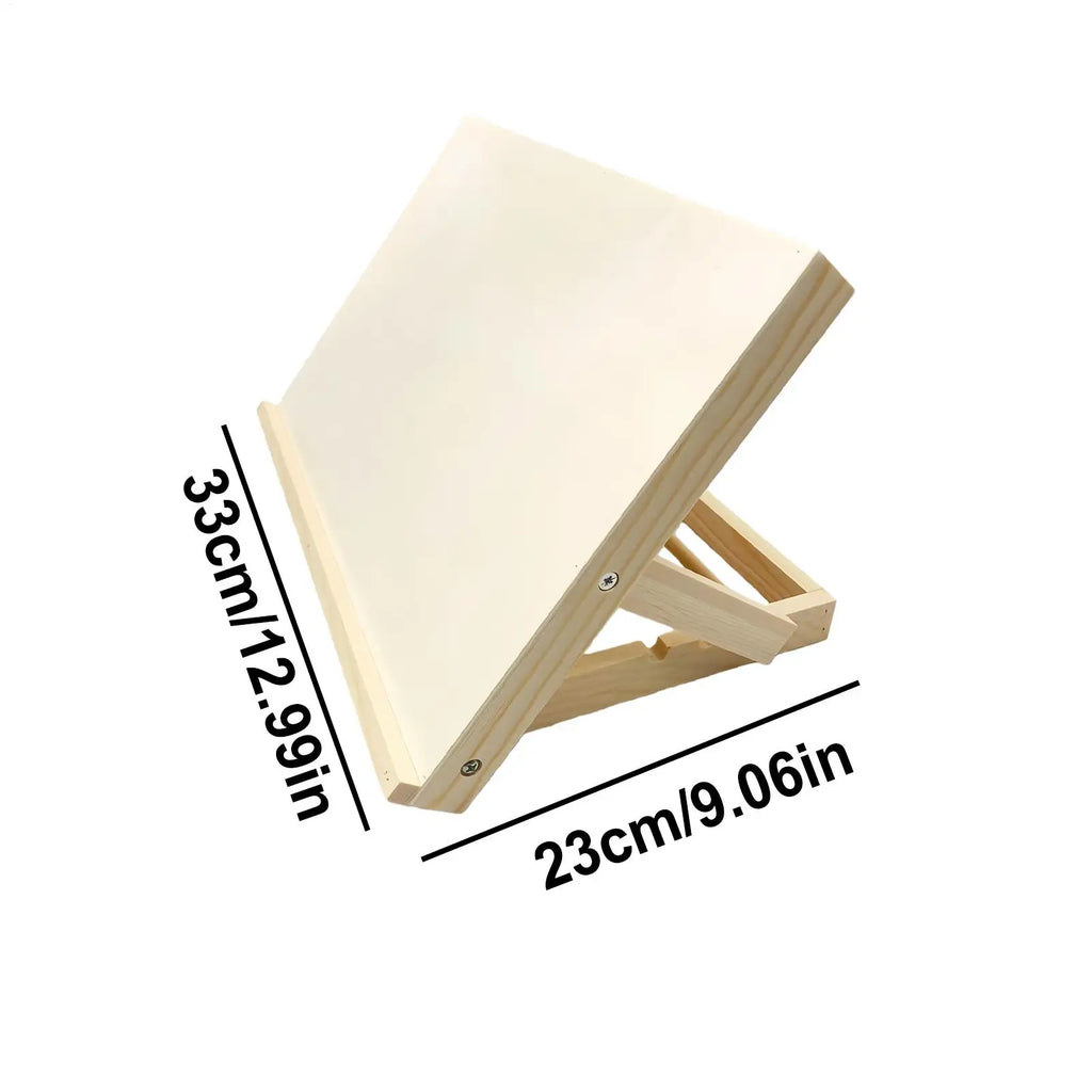 Foldable Wooden Tabletop Easel – Portable Folding Canvas Stand Tabletop Art Easel Nixie