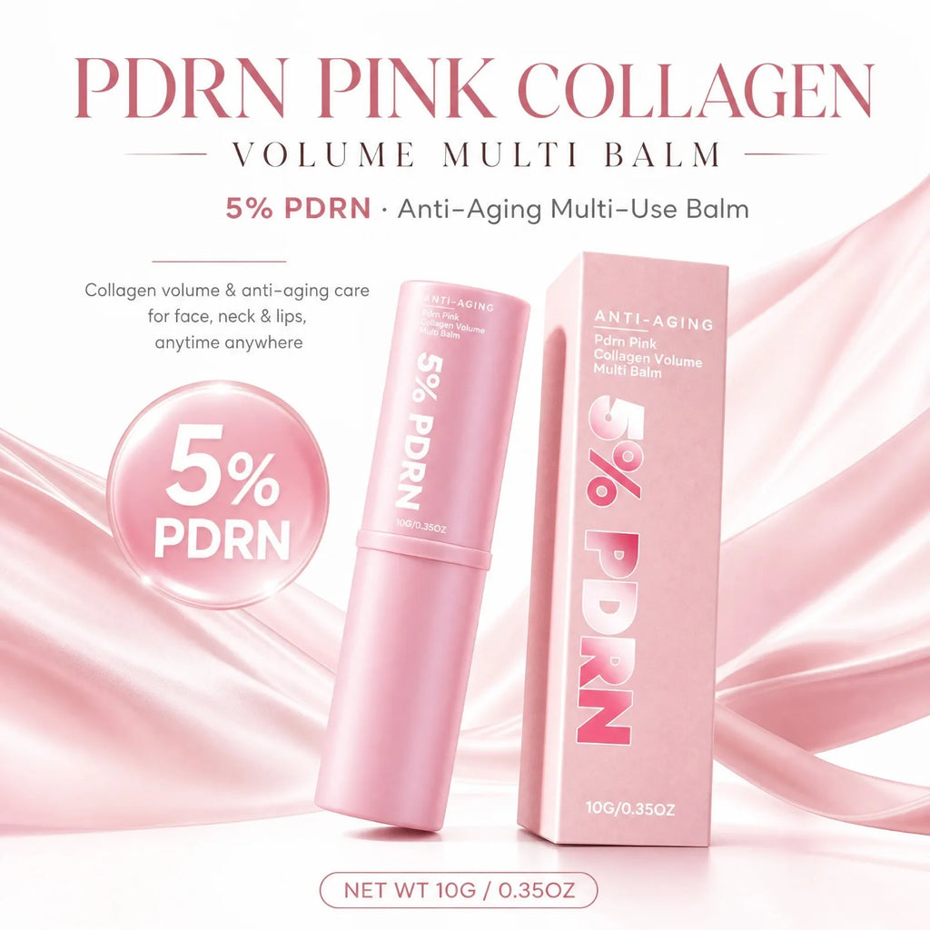PDRN Pink Collagen Multi Balm – Face, Lip & Neck Moisturizer Collagen Balm Stick Nixie