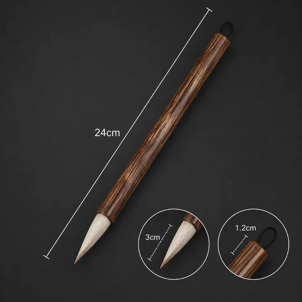 Mixed Hair Chinese Calligraphy Brush Fine Point Ink Pen – Beige Calligraphy Brush Nixie