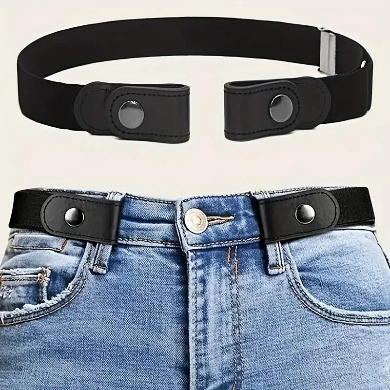 Buckle-Free Stretch Elastic Waist Belt for Women & Men Elastic Waist Belt Nixie