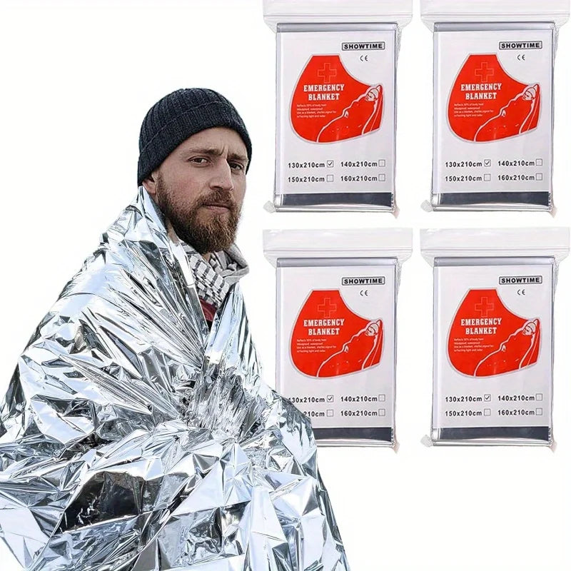 Portable Aluminum Foil Emergency Blanket – Camping & Hiking