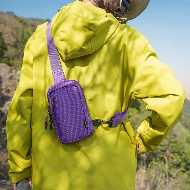 Nixie Mini Chest Crossbody Bag – Lightweight Unisex Sport Bag Crossbody Chest Bag Nixie
