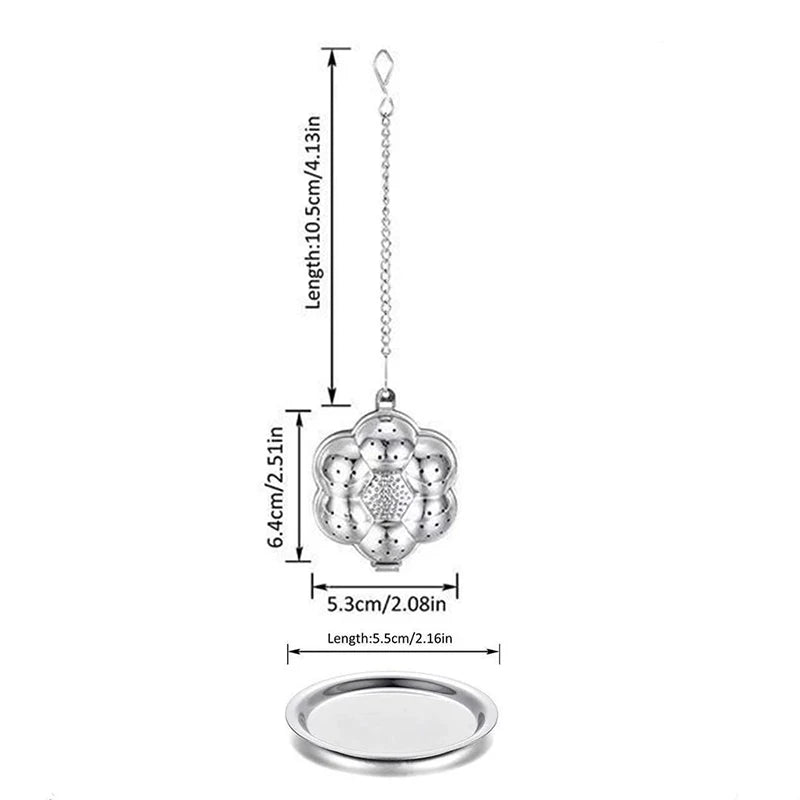 Stainless Steel Tea Infuser Strainer & Herbal Spice Filter