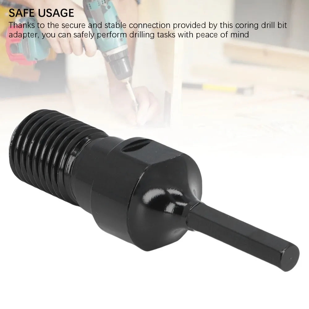 UNC 1-1/4" Core Drill Bit Adapter – 1/2" Hex Shank, 40Cr Steel Core Drill Adapter Nixie