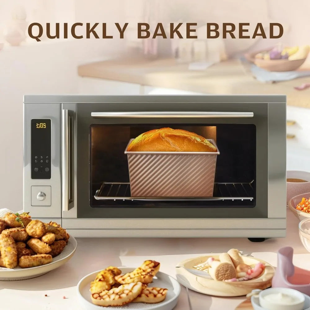 Non-Stick Carbon Steel Rectangle Loaf Pan with Lid | FEB.WIND Bread Loaf Pan Nixie