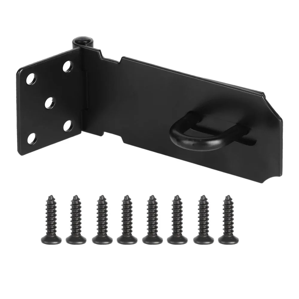 Heavy Duty 4-Inch Stainless Steel Door Hasp Latch | 180° Lock Door Hasp Latch Nixie a