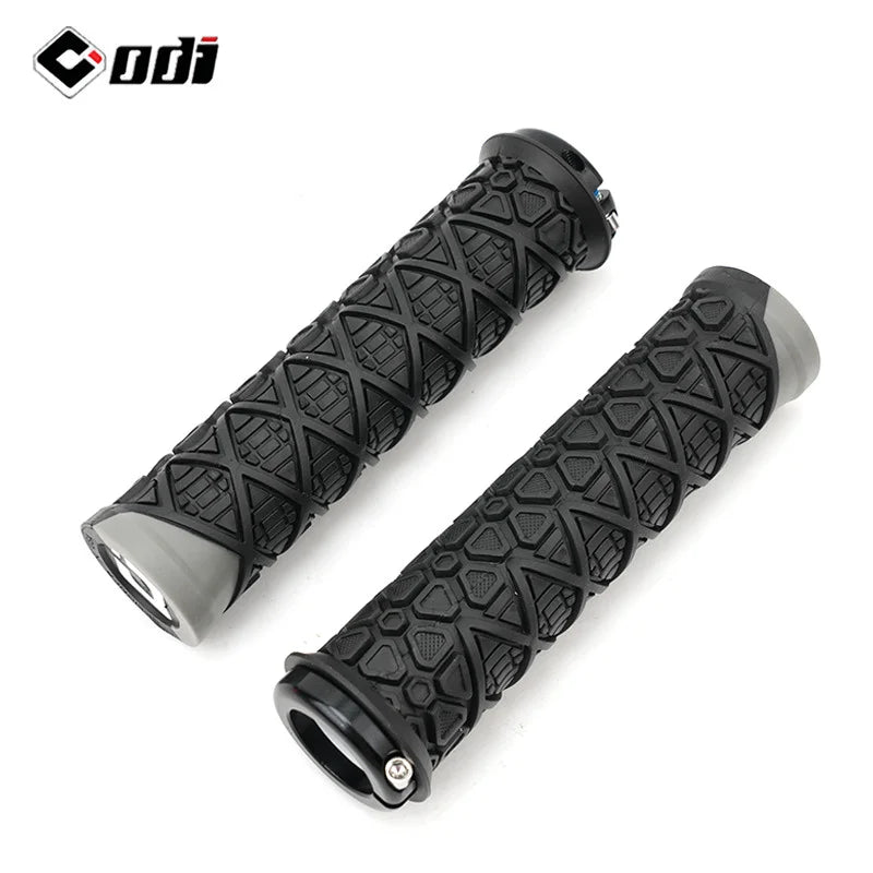 ODI G30 Silicone Lock-On MTB Bike Handlebar Grips | Non-Slip Bike Handlebar Grips Nixie BLACK