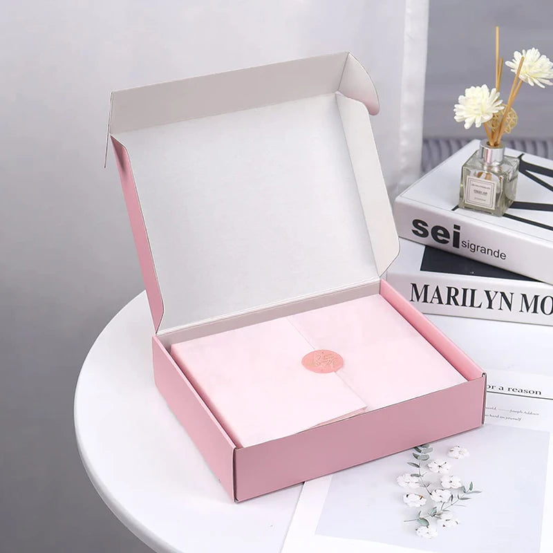 5-Pack Corrugated Cardboard Mailing Boxes for DIY Gift Packaging Corrugated Mailing Boxes Nixie