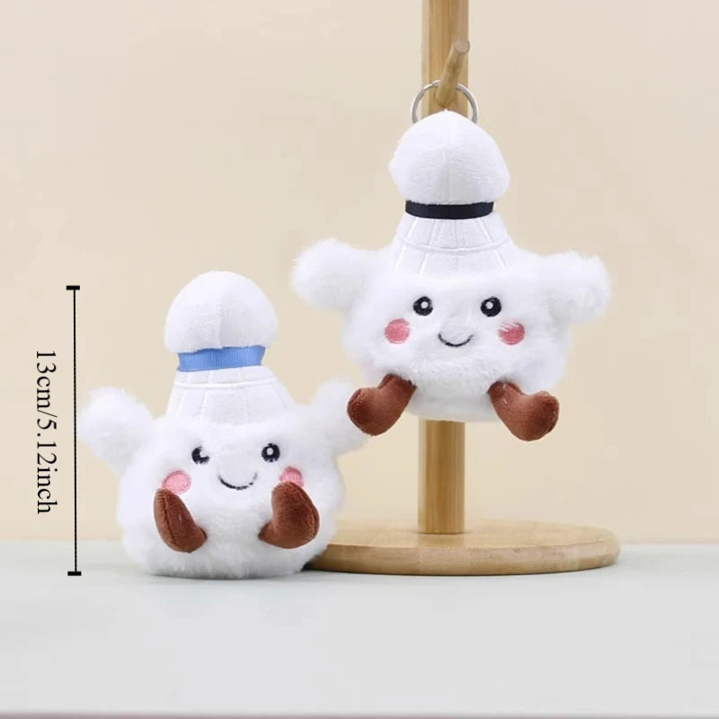 Sports Ball Plush Toy Pendant – Smiling Face Keychain Doll Gift Plush Toy Pendant Nixie