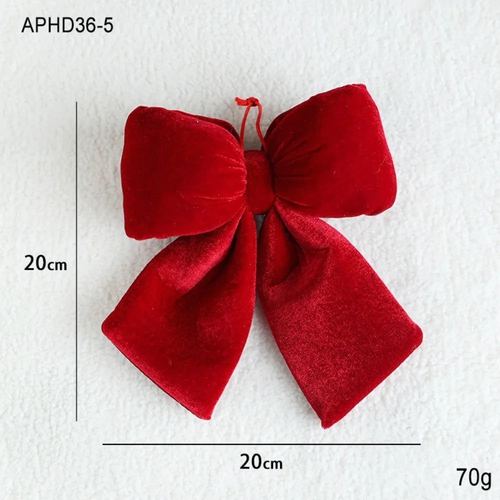 Velvet Bowknot Christmas Ornament – DIY Hanging Bow Pendant