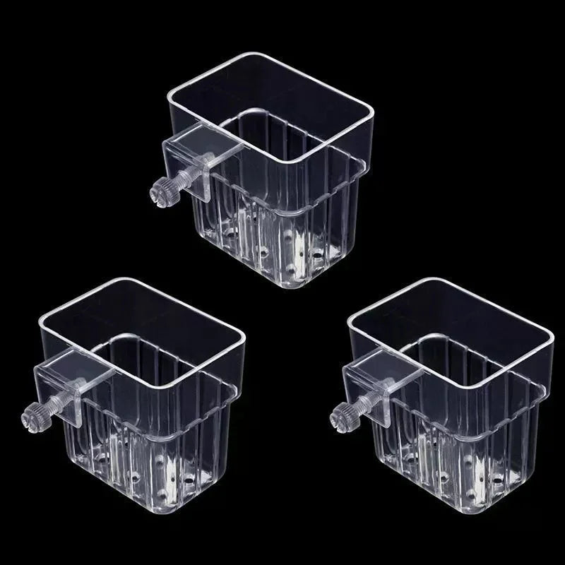 Hydroponic Growth Cup Wall-Mounted Clear Fish Tank Planter