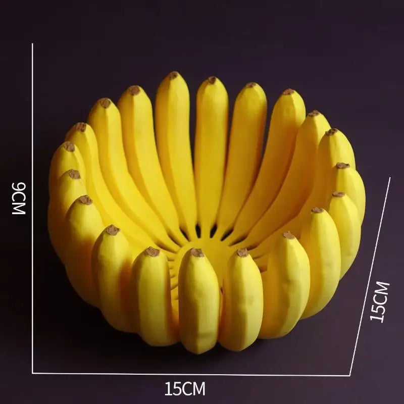 Banana Shaped 3D Printed Fruit Tray | Snack Storage Bowl Fruit Storage Tray Nixie