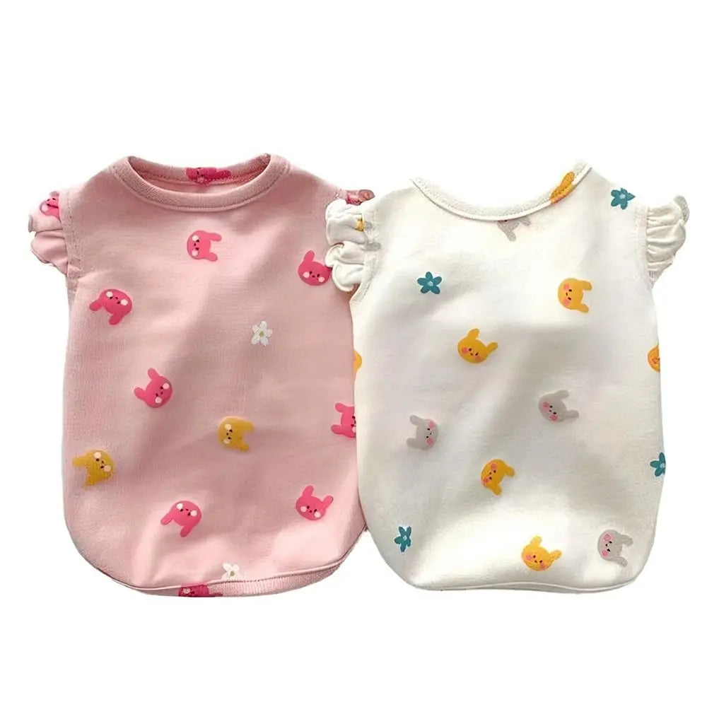 Cute Dog & Cat Tank Top – Soft Breathable Pet Pullover