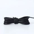 Round Glitter Shoelaces – Lurex Colorful Sneaker Laces Glitter Shoelaces Nixie Black-120cm-