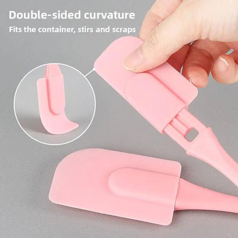 Nixie 3-Piece Silicone Spatula Set – Heat-Resistant Non-Stick Silicone Spatula Set Nixie