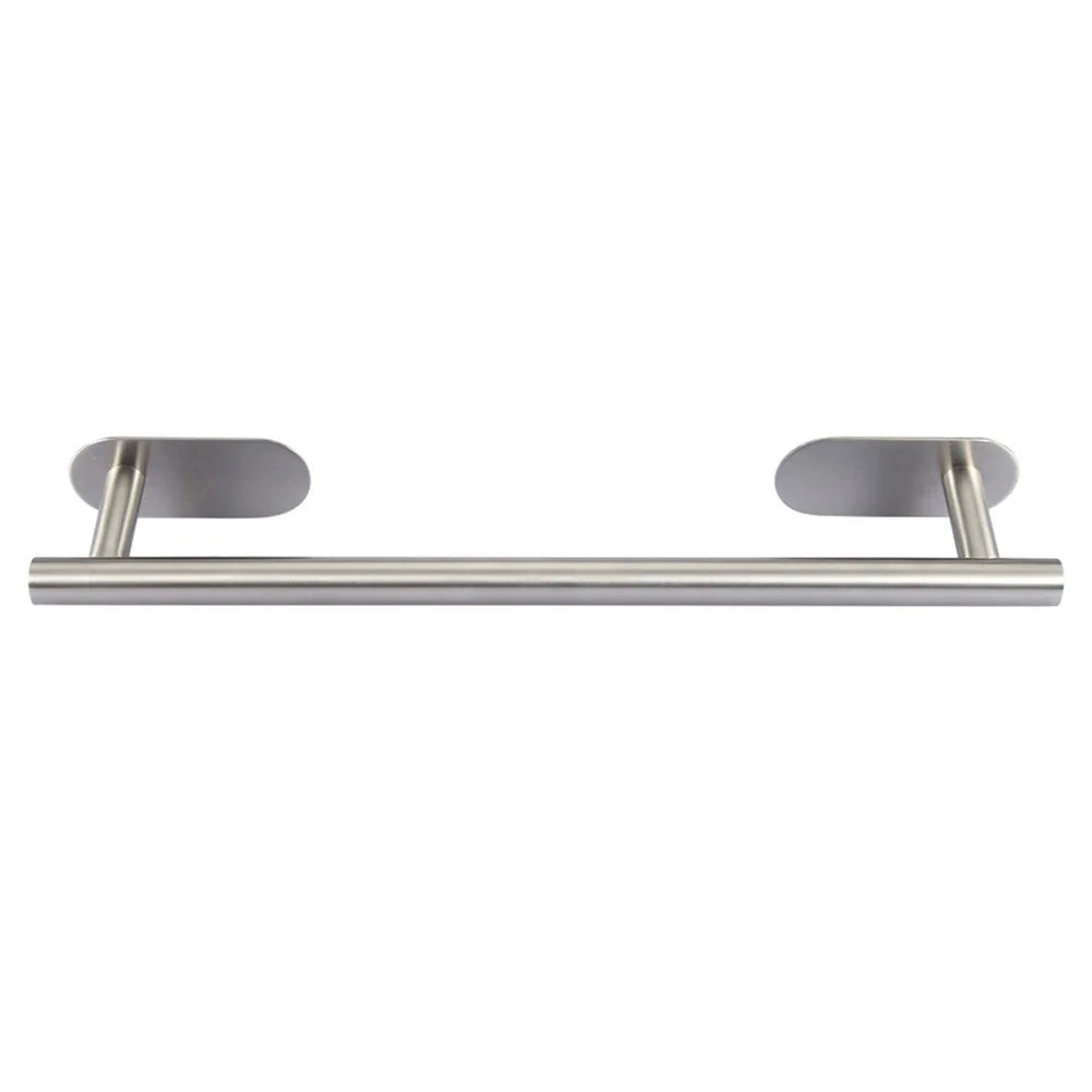 Stainless Steel Self-Adhesive Towel Bar – No Drill Wall Mount Towel Bar Nixie as shown