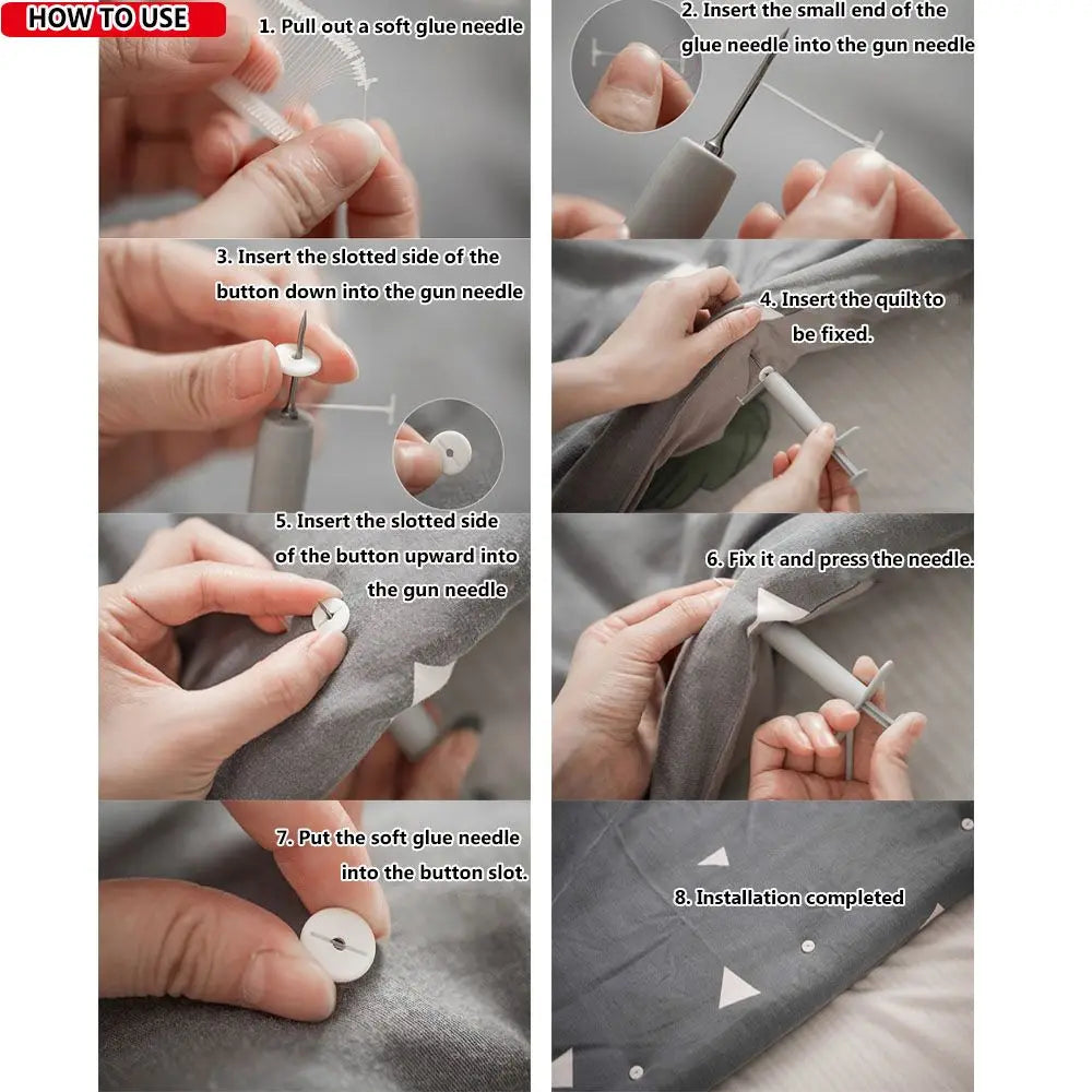 Non-Slip Bed Sheet Clips Quilt Holder Buckle Fasteners