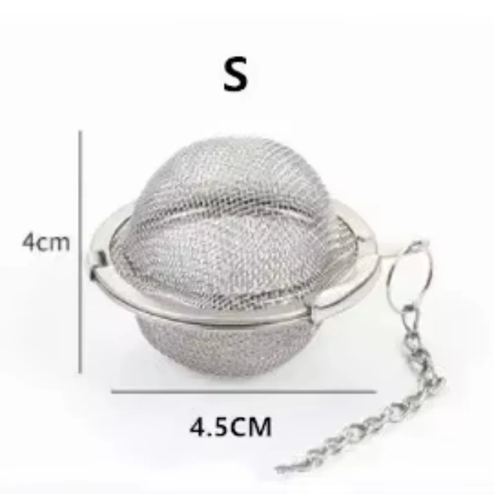 Stainless Steel Sphere Tea Ball Strainer & Spice Infuser
