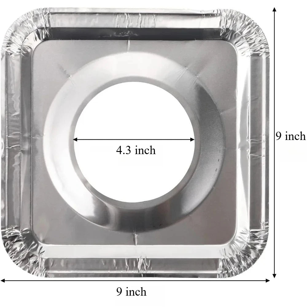 Aluminum Foil Gas Stove Liners – Disposable Covers 10/20 Pcs Stove Liner Cover Nixie
