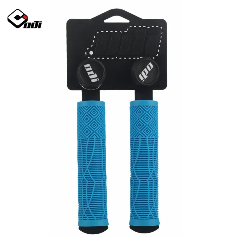 ODI Silicone MTB Handlebar Grips – Anti-Slip, Ultralight Bike Grips Bike Handlebar Grips Nixie Blue