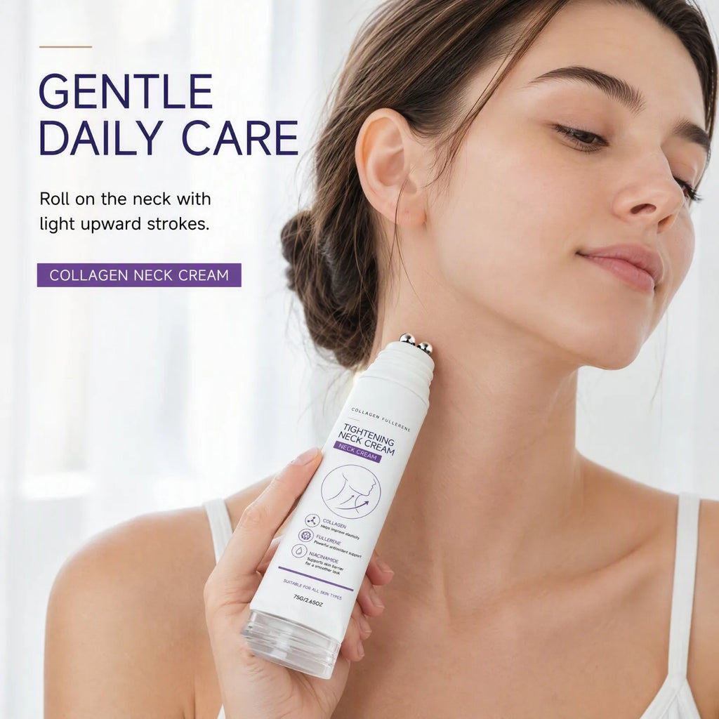 Fullerene Collagen Neck Cream – Hydrating Neck Skincare Neck Cream Nixie
