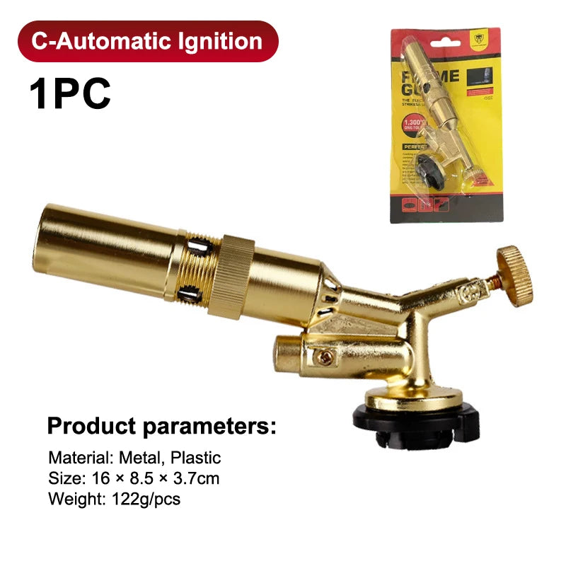 Portable Butane Gas Torch Nozzle for BBQ, Welding & Camping