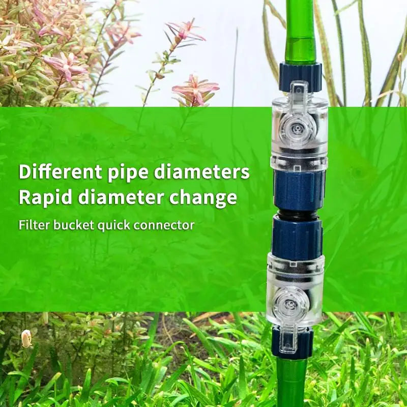 Aquarium Filter Water Valve Connector 12/16/20mm Non-Toxic Aquarium Filter Accessory Nixie