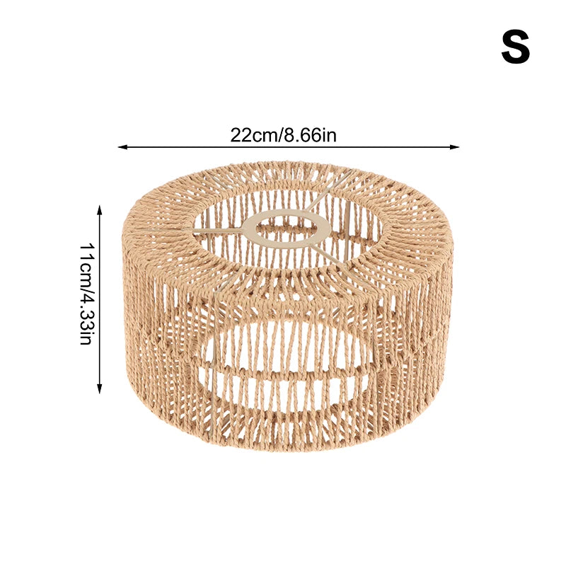 Paper Rope Woven Pendant Lampshade – Boho Chandelier Shade Pendant Lampshade Nixie S